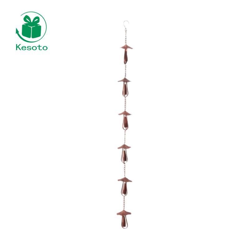 Thiết kế chuông nấm Rain Chain Diverer Water cho máng xối Downspouts Eaves