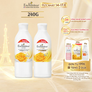 Sữa dưỡng thể Enchanteur Trắng da / Hương nước hoa Charming 240g