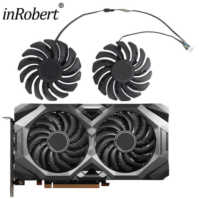 Quạt làm mát iNew 87MM PLD09210S12HH RX5600 RX5700 cho MSI RADEON RX 5600 5700 XT MECH OC Quạt thay 