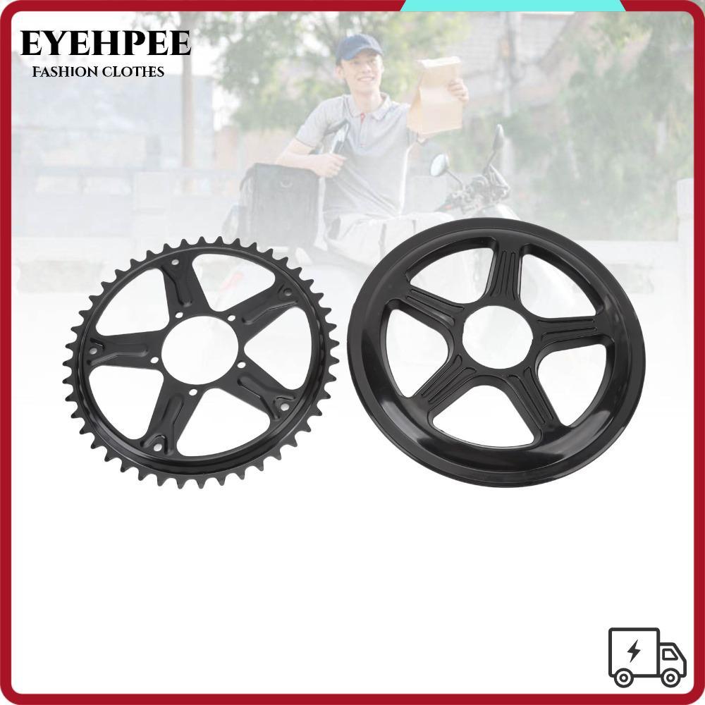 Bánh xích xe đạp điện EYEHPEE, Xích xe đạp điện 44T bằng thép, Bánh xích xích động cơ xe đạp màu đen