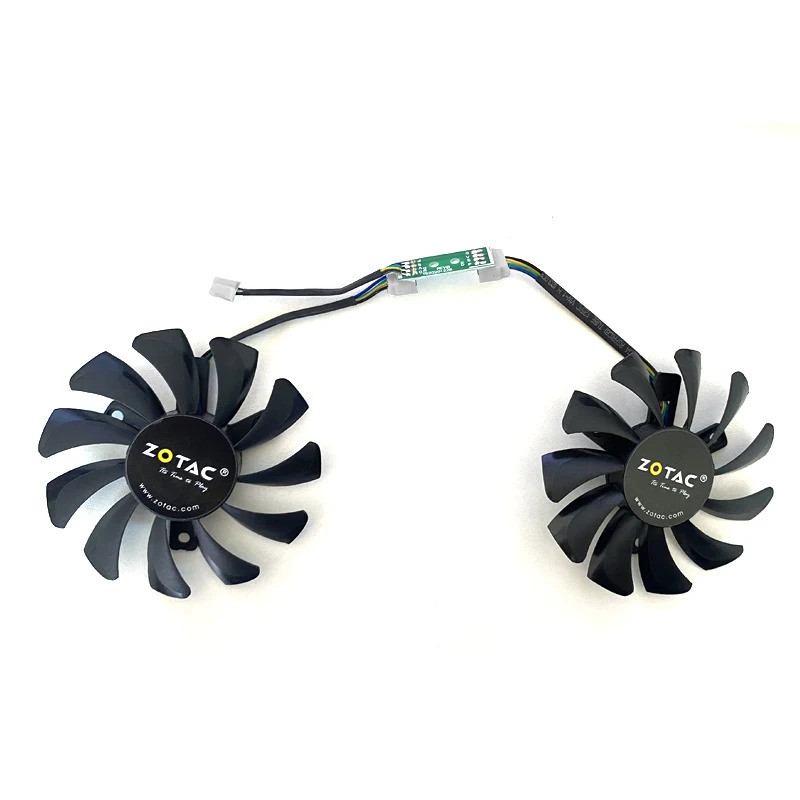 MỚI 75MM GA81S2U 4PIN 12V GTX970 GPU QUẠT Cho ZOTAC GTX 660Ti 650Ti BOOST GTX 970 Card Đồ Họa Quạt L