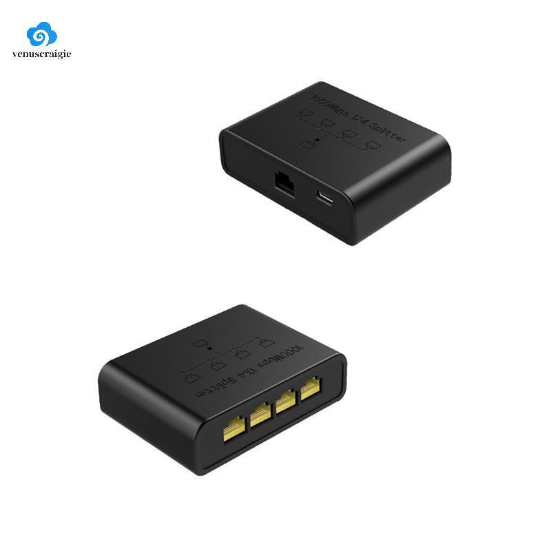 2 CÁI Gigabit 1000Mbps RJ45 Splitter RJ45 Hub Đầu phun Internet cho PC Laptop Bộ định tuyến TV