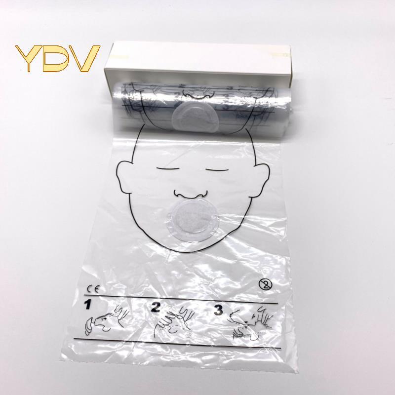 [YDV] 36 Cái / Cuộn Mặt nạ hồi sức CPR Tấm chắn mặt CPR cho Bộ sơ cứu huấn luyện CPR [Mới]