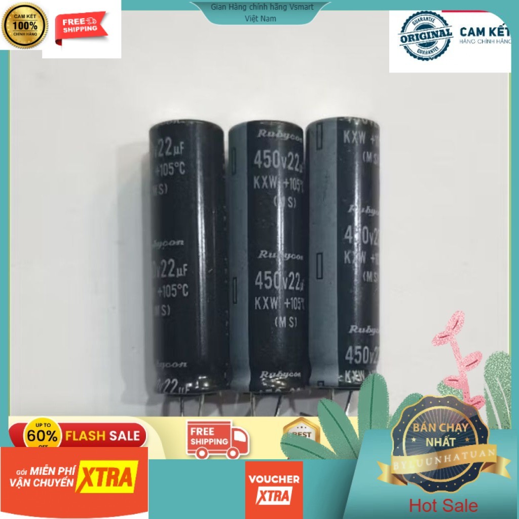 Tụ Hóa 500V 450V Các Giá Trị 82uF 68uF 100uF 60uF 33uF 22uF Chính Hãng Zin New - Dùng Cho Nguồn Điện