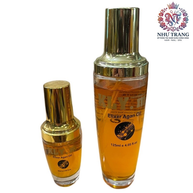 Tinh dầu dưỡng tóc Kly.M Elixer Argan Oil phục hồi tóc hư tổn 125ml .NT