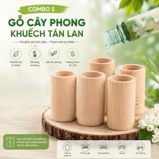 Combo 5 gỗ cây phong khuếch tán tinh dầu, lan tỏa hương thơm tự nhiên