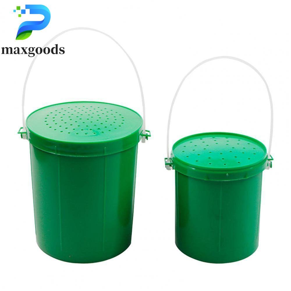 MAXGOODS Mồi Câu Cá Xô Câu Cá Hộp Mồi Câu Di Động Hộp Sâu Hộp Đựng Giun Giun Mồi Hộp Giun Mồi Trường