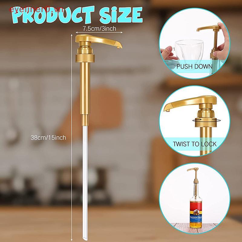 EY & HG 1 / 5 Chiếc Máy Pha Cà Phê 750ML Máy Bơm Xi-rô Chất Lỏng Cho Xi-rô 10Ml Máy Bơm Chai Nước ép