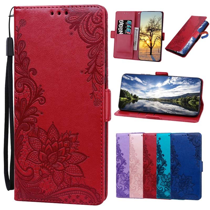 Vỏ Dập Nổi Ren Cho Samsung Galaxy S26 S25 Ultra S26 + S26 Edge S25 + S25 FE S25 Edge Ví Da Flip Case