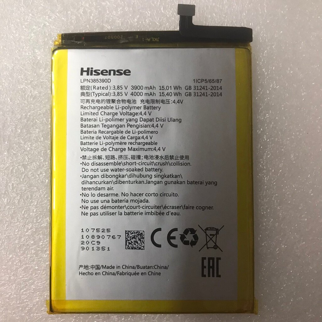 [Hàng có sẵn] Thích hợp cho pin Hisense / Hisense A5 HLTE202N Điện thoại di động Pin chính hãng LPN3