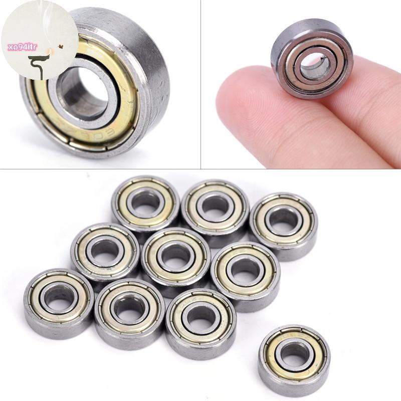 XOITR 10 chiếc 693ZZ Vòng bi thép Carbon thu nhỏ Vòng bi bảo vệ đôi nhỏ PH