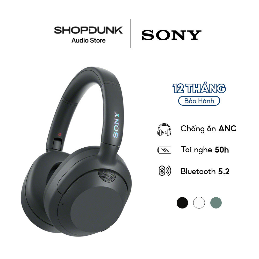 Tai nghe chụp tai Sony ULT900N Wear, màu Off White, chống ồn chủ động, Bluetooth 5.2