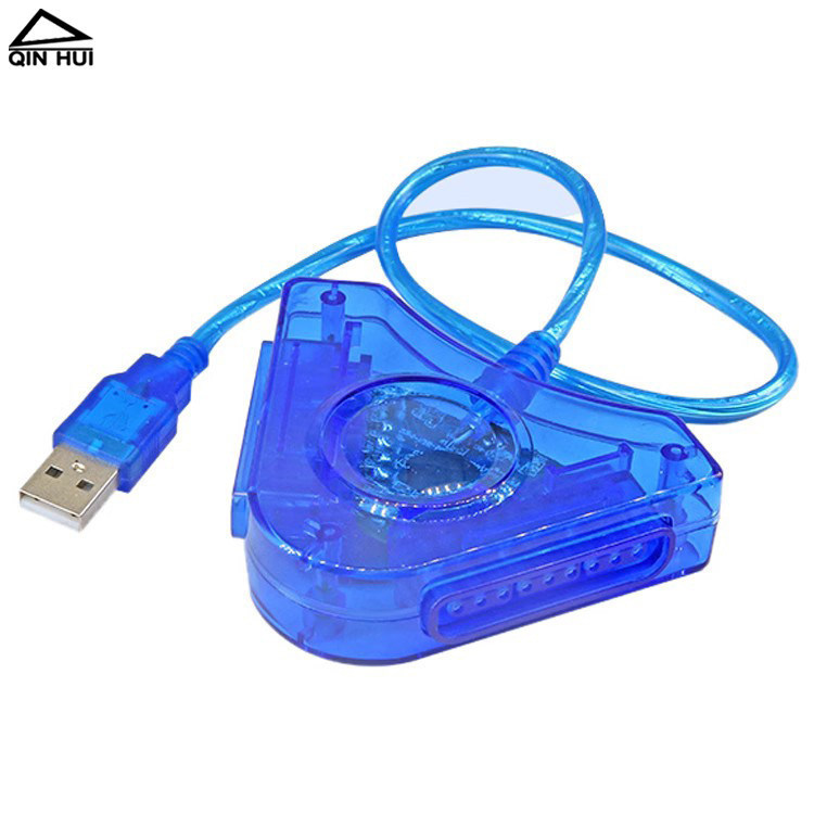 Bộ chuyển đổi tay cầm chơi game P PS2 Bộ chuyển đổi USB PS2 sang máy tính USB Một cho hai đầu nối ha