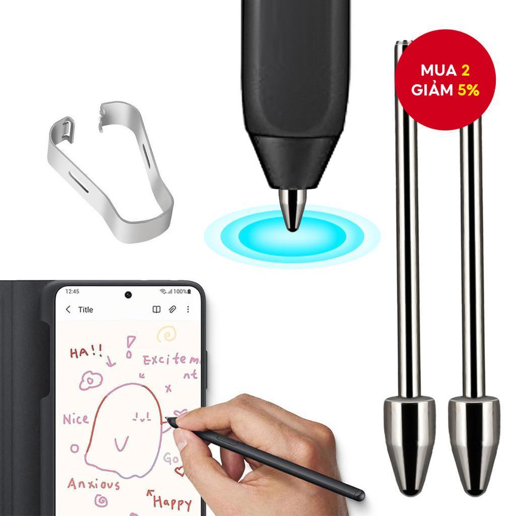 Fonken Metal Stylus Pen Nibs Mẹo thay thế cho Samsung Galaxy Tab S9 S8 Note20 Ultra Fine Writing Bac