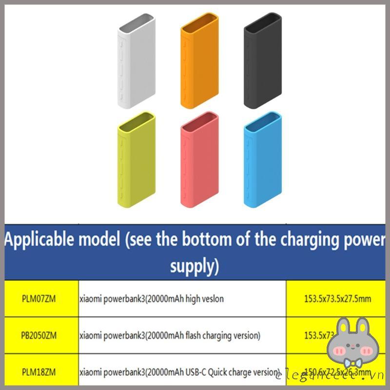ELEGA Chống mài mòn Chống trượt cho 20000mAh PLM07ZM PB2050ZM PLM18ZM