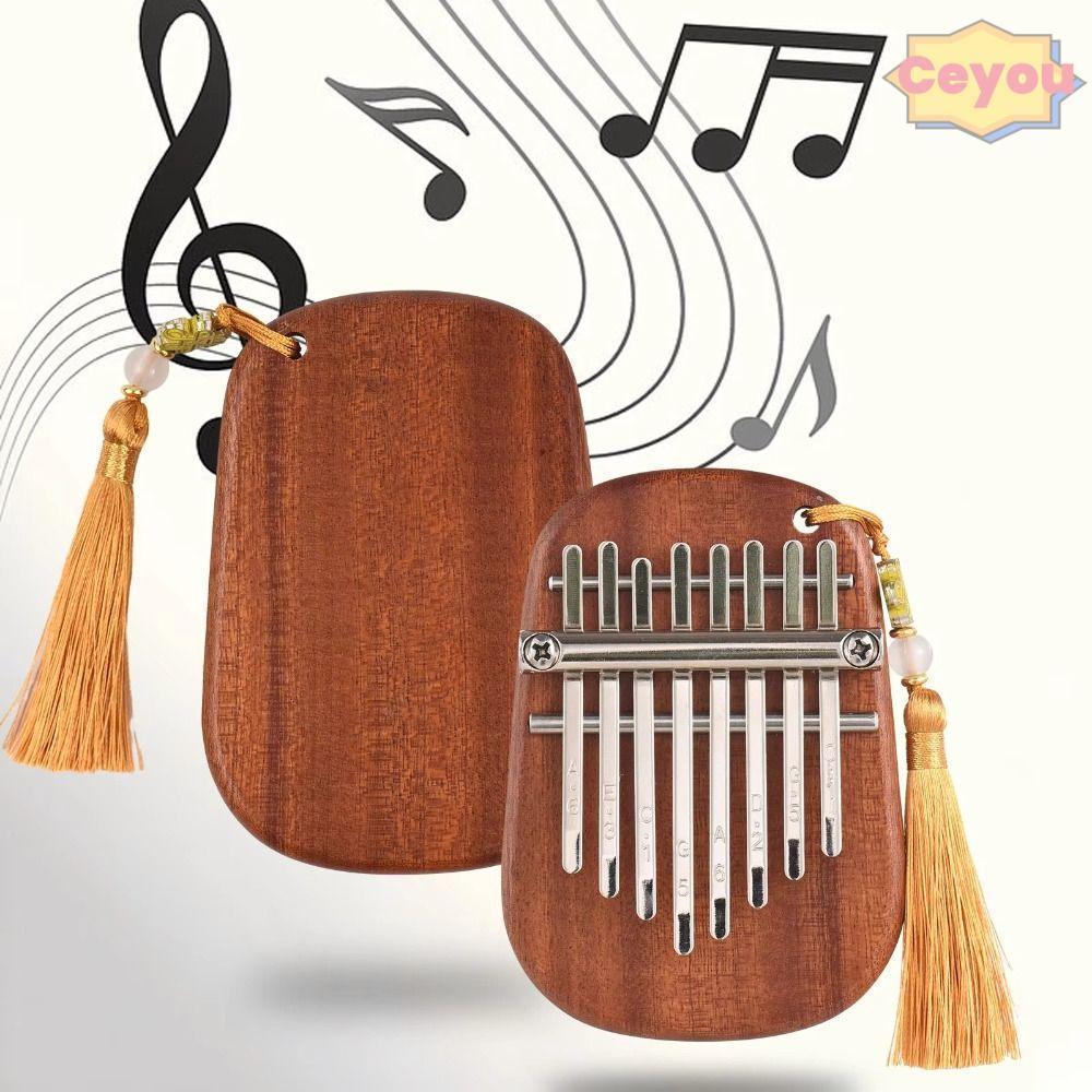 CEYOU Ngón Tay Cái Piano, Người Mới Bắt Đầu Kalimba Marimba Piano Mini Ngón Tay Cái, Di Động 8 Phím 