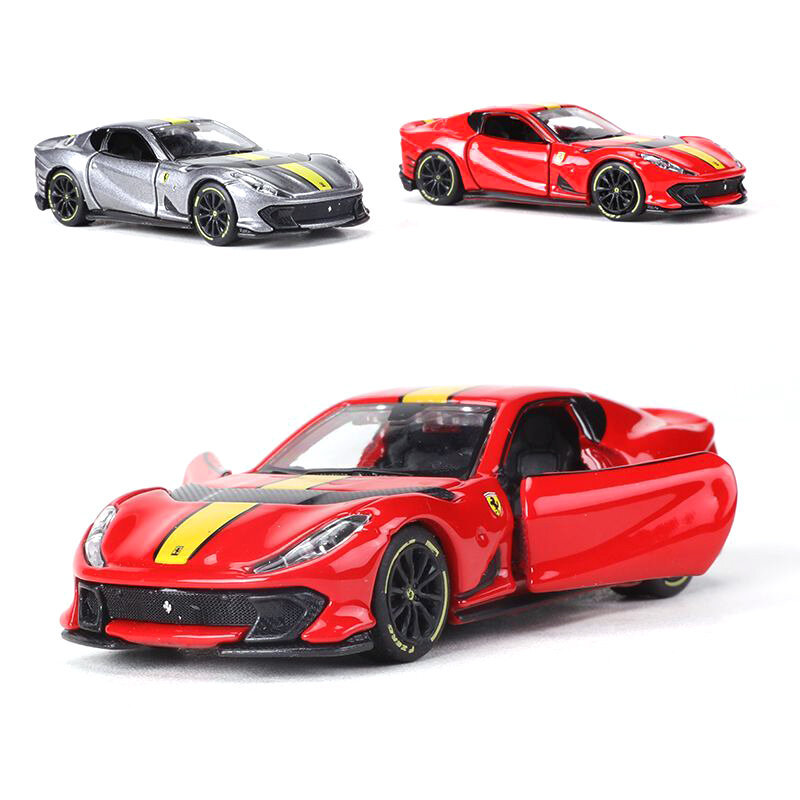 Bburago 1: 64 Ferrari Daytona SP3 812 Competizione Xe Mô Hình Hợp Kim Thu Nhỏ Xe Diecast Đồ Chơi Voi