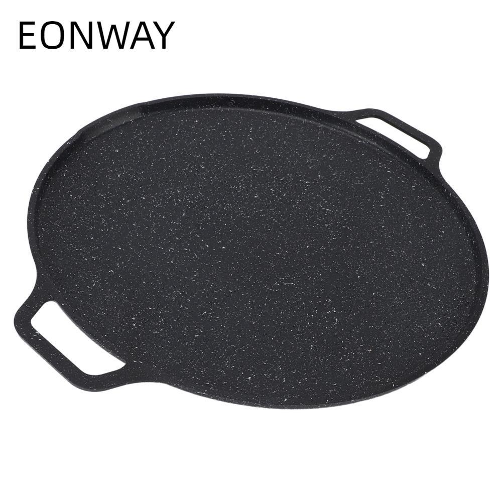 Chảo nướng Hàn Quốc EONWAY, Chảo nướng điện Hàn Quốc hợp kim nhôm chống dính, Ổ cắm dầu tròn chịu nh