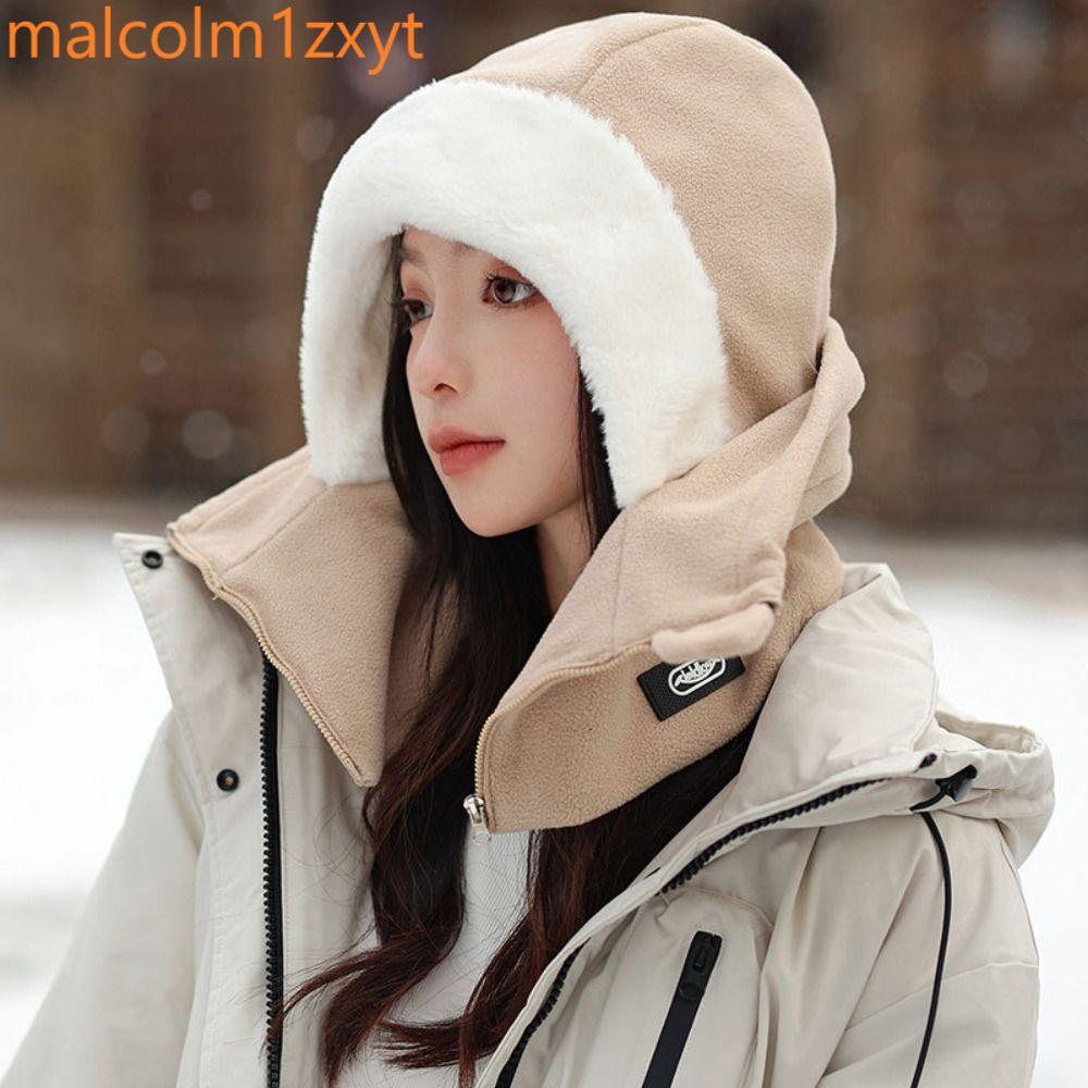 KIXON Winter Balaclavas Cap, Khăn quàng cổ sang trọng chống gió dày, Soft Earflap Hood Furry Mask Mũ