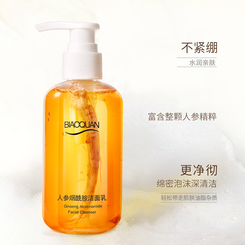 Bioquan Ginseng Amino Facial Cleanser Control Deep Cleaning Amino Acid Facial Cleanser 65p31