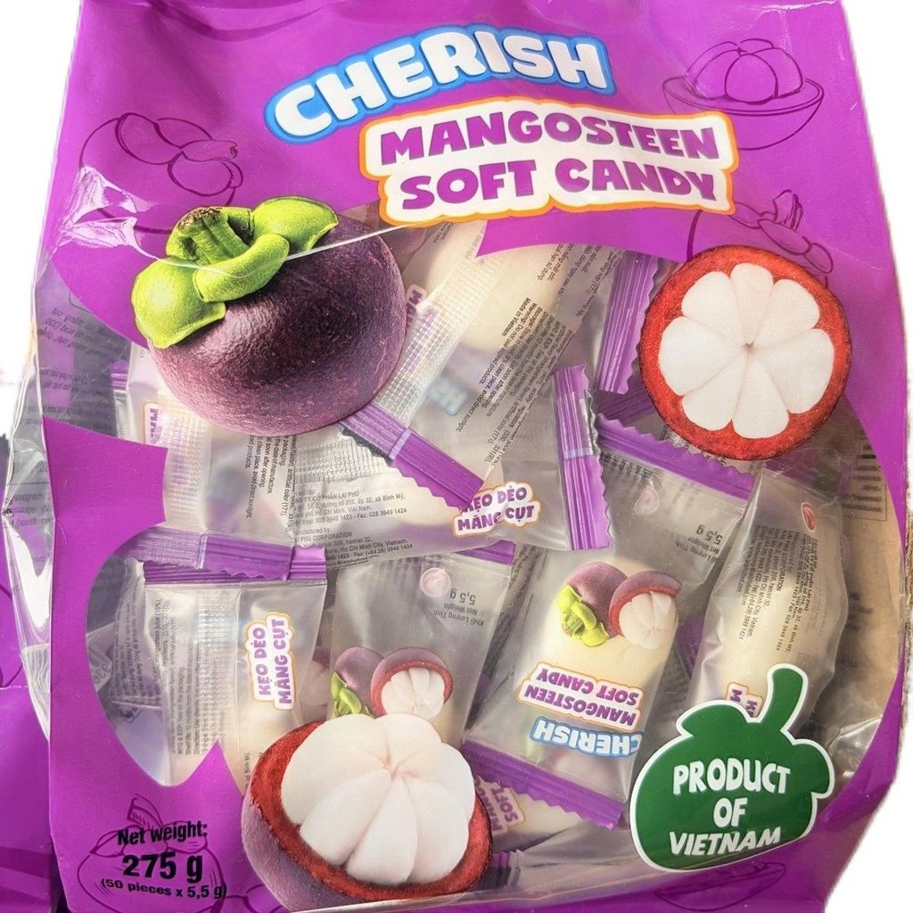 Việt Nam Tươi Mangosteen Fruit Candy Jelly Candy Wedding Candy Influencer Đồ Ăn Nhẹ Thông Thường Một