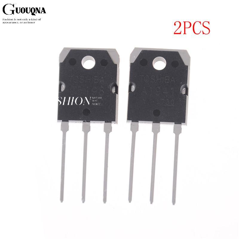 GUOUQNA 1 đôi (2 chiếc) 2SA1941 & 2SC5198 TOSHIBA Transistor A1941 & C5198 BASL