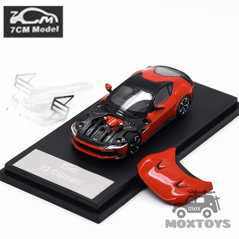 7CM Model 1: 64 12 Cilindri Coupe Standard Red Limited599 Diecast Model Car