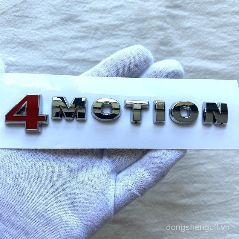 Ổ đĩa bốn bánh 4MOTION nhựa ABS logo ô tô phù hợp cho thân xe đuôi nhãn dán bên trang trí decal phụ 