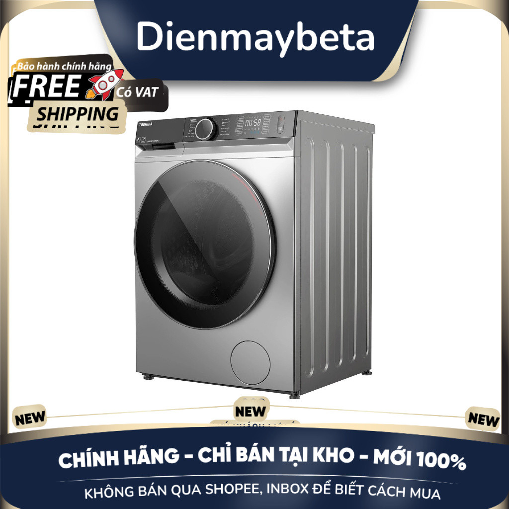 [KHÔNG BÁN QUÁ SHOPEE] Máy Giặt Toshiba Inverter 10.5 Kg TW-BK115G4V(SS) DMK
