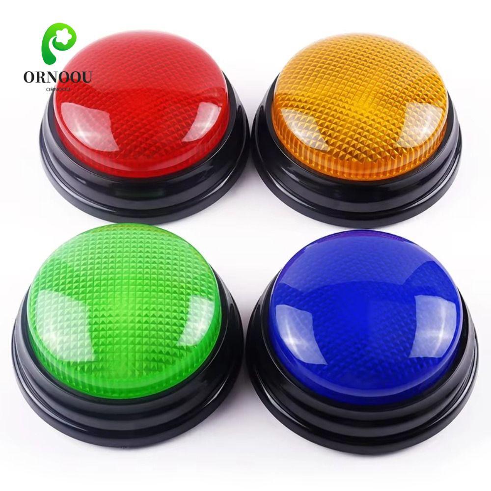 ORNOOU Answer Buzzers, Lights & Sounds Answering Game Buzzer, Engaging Learning Quick Answer Button 
