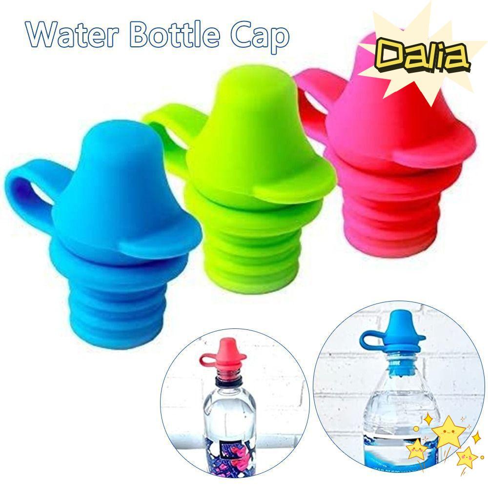 Nắp Chai DALIA, Nắp Chai Nước Không Rò Rỉ Chống Rò Rỉ, Chai Top Hat Silicone Đầy Màu Sắc Tươi Giữ Nắ