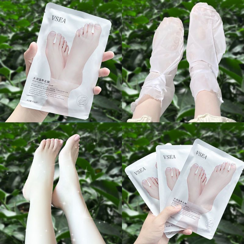 【Good-looking Enough】Goat Milk Foot Mask to Prevent Dryness and Cracking, Moisturizing and Hydrating