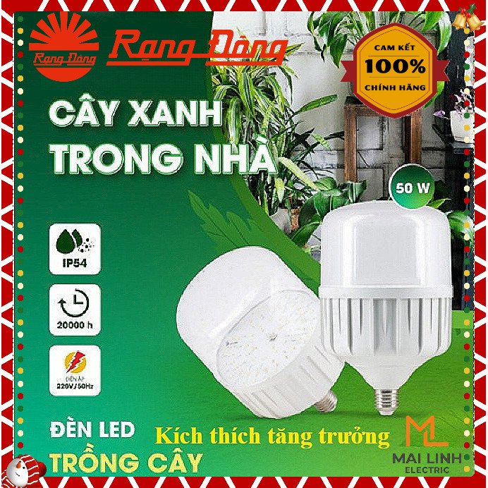 (Rạng Đông) Đèn Led trồng cây 50W - Kích thích cây tăng trưởng, tăng quang hợp cho cây - Model TR140