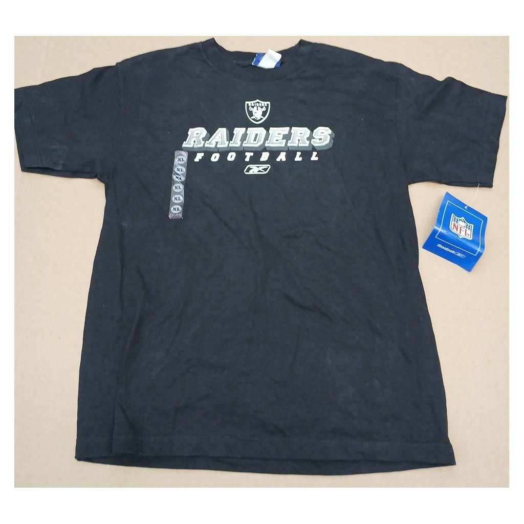 2026 Phong Cách Mới Las Vegas Raiders Reebo Youth Áo Thun Oakland Las Vegas In Top 100% Cotton