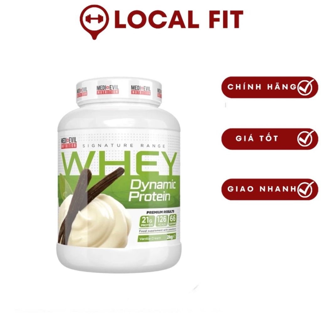 Medi-Evil Dynamic Whey 2kg – Whey Protein Hỗ Trợ Tăng Cơ Phục Hồi Cơ Bắp Chính Hãng tại Local Fit - 