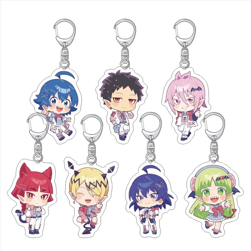 Iruma Classmates Iruma Acrylic Móc khóa Iruma Bạn cùng lớp Iruma Sullivan Acrylic Mặt dây chuyền