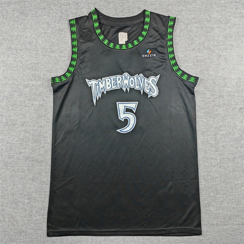 Nam Anthony Edwards Jersey 5 Jaden McDaniels Jersey Swingman Jersey Naz Reid Áo bóng rổ thể thao