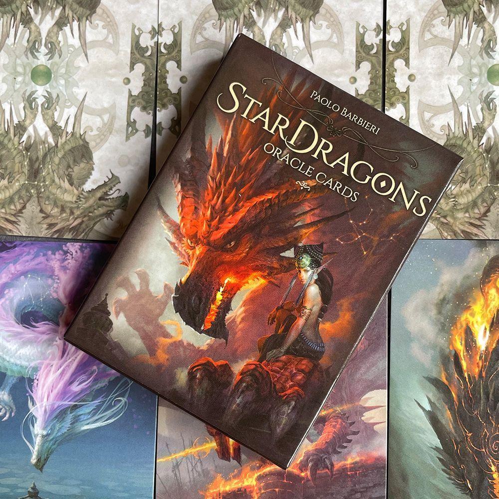 Star Dragons Oracle Cards Star Dragons Oracle Cards 33 Miếng Kích Thước 10.5 * 7.3cm Sản Phẩm Chất L
