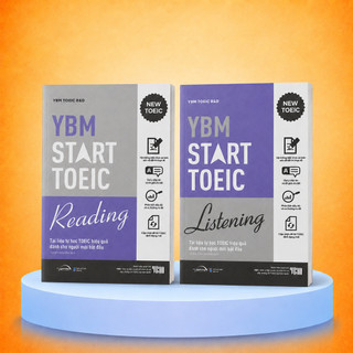 Sách - Lẻ/Combo YBM Start TOEIC Reading + YBM Start TOEIC Listening - YBM Sisa (Gamma Books)