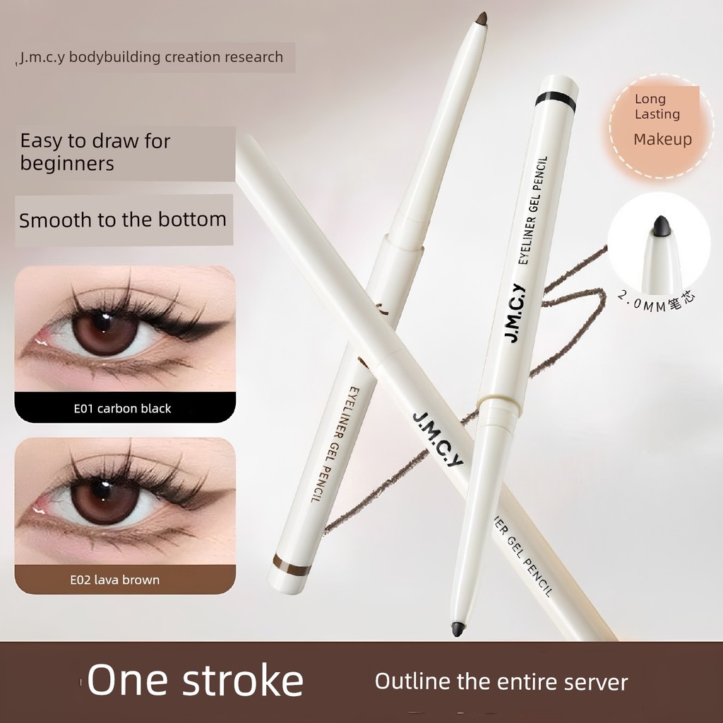 chì kẻ mắt eyeliner JMCY Thể hình Chuangyan Bút kẻ mắt Gel Bút lâu trôi Không dễ nhòe Chống thấm nướ