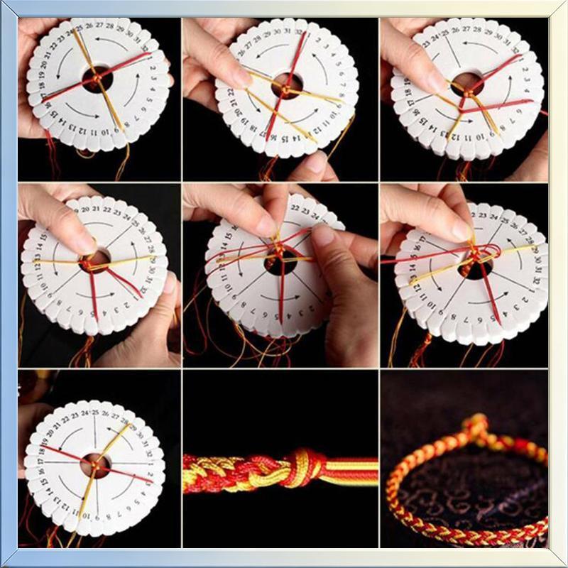 Any2Get5% tắt Kumihimo Đính Hạt Dây Đĩa / Đĩa Bện Tấm DIY Handmade