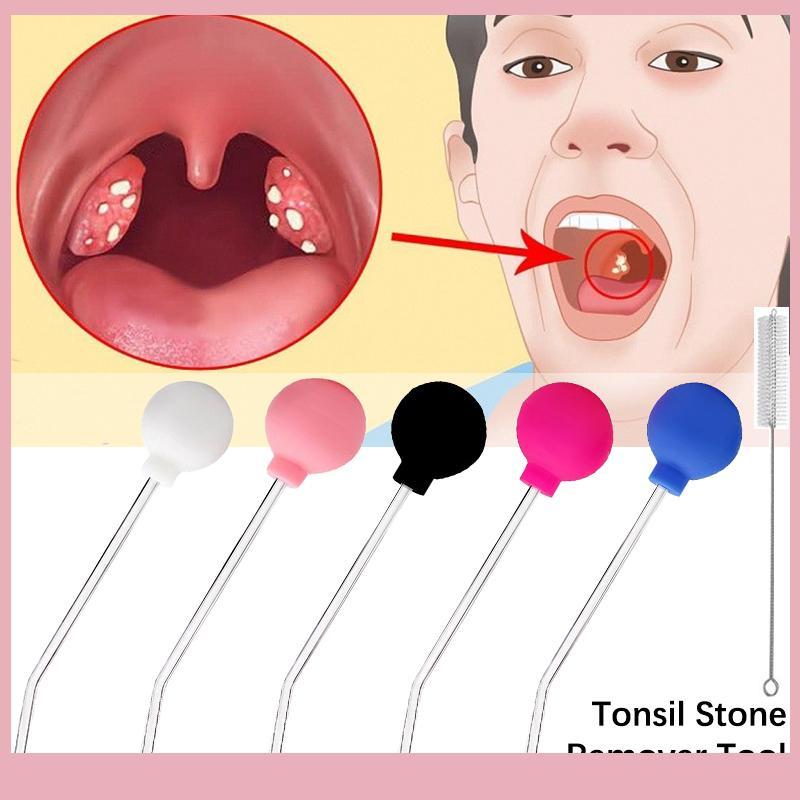 Dụng cụ loại bỏ sỏi Amidan, hút bóng thủ công, làm sạch miệng và tai, chăm sóc răng miệng tại nhà