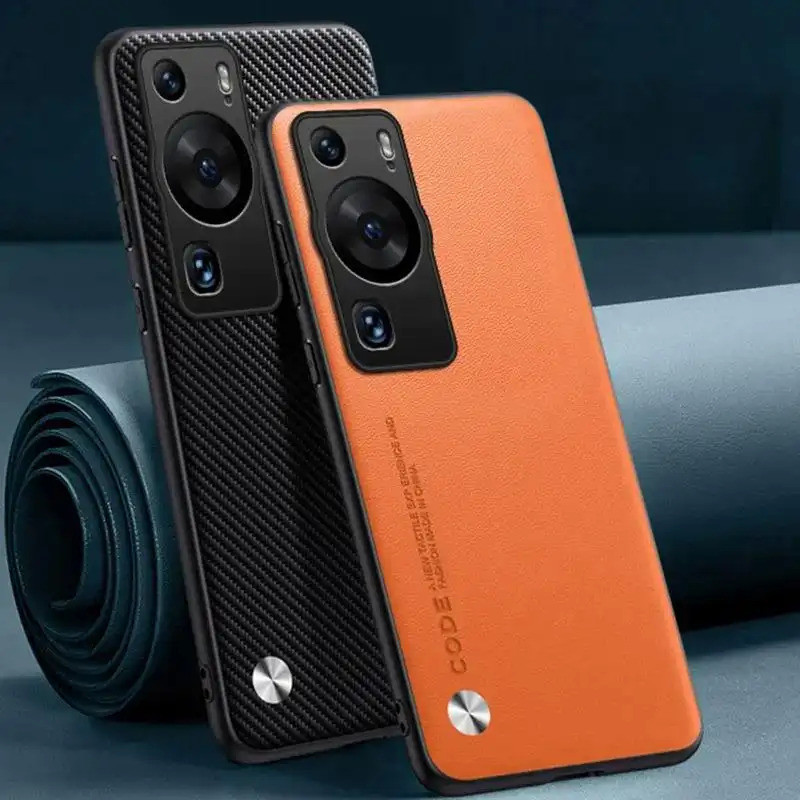 Ốp Da PU Sang Trọng Cho Huawei P60 Pro Ốp Lưng Silicon Mờ Bảo Vệ Toàn Diện Ốp lưng Huawei P60 Art P6