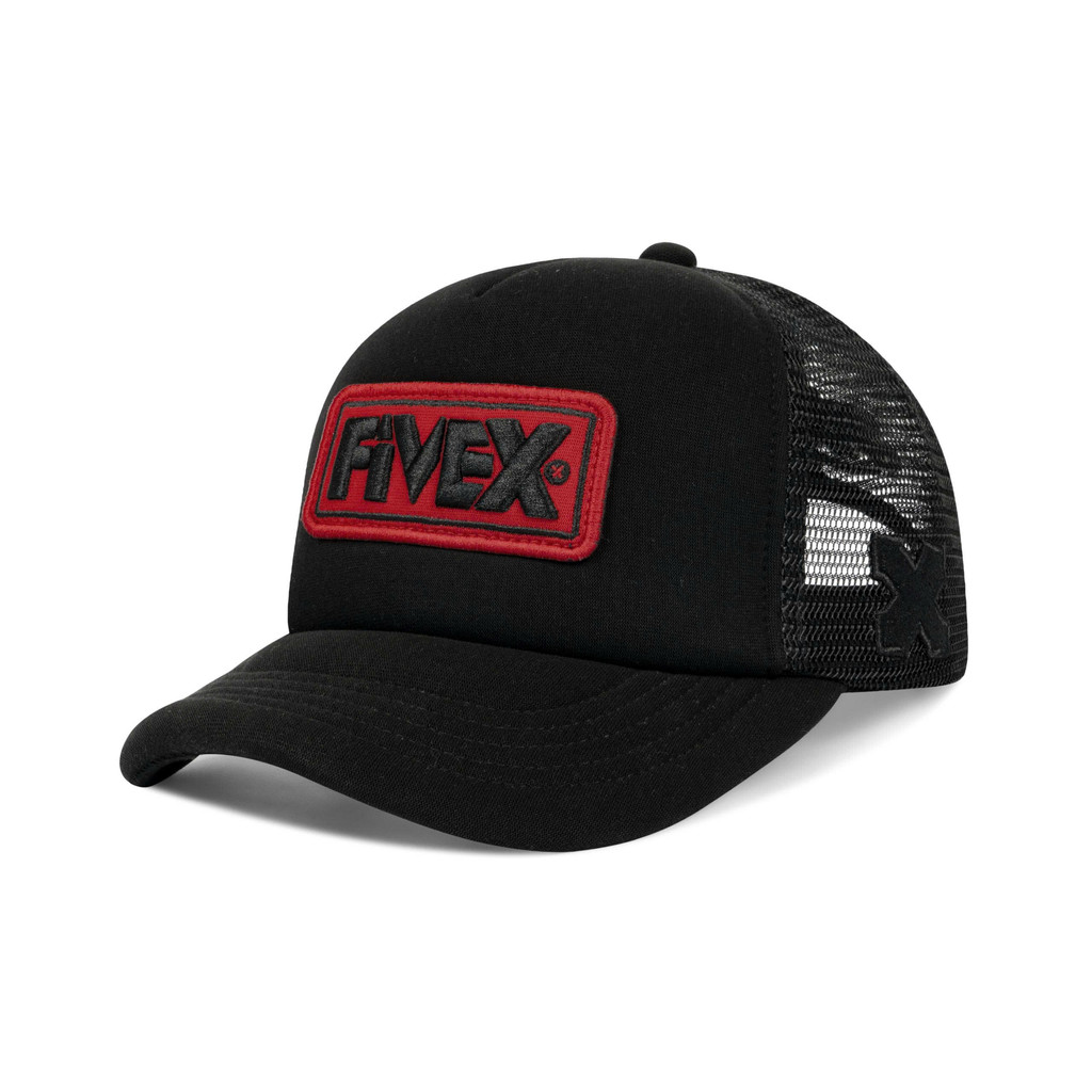 Nón/mũ lưỡi trai FIVEX/UNISEX-Nam,nữ-Trucker Hat -Cotton-FIVEX TRUCKER TYP RED