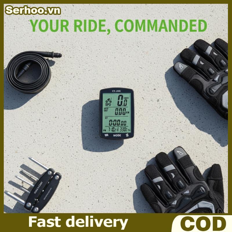 GPS Xe Đạp Đồng Hồ Tốc Độ Xe Đạp GPS Đồng Hồ Tốc Độ Chống Nước 2.4 Inch Xe Đạp Đồng Hồ Đo