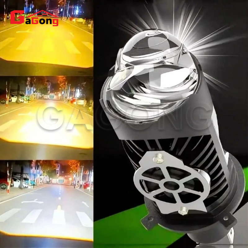 Bóng Đèn Pha LED V50 Pro 40W Chân H4 Siêu Sáng Cho Ô Tô Xe Máy – Ánh Sáng Trắng 6000K Tăng Sáng Mạnh