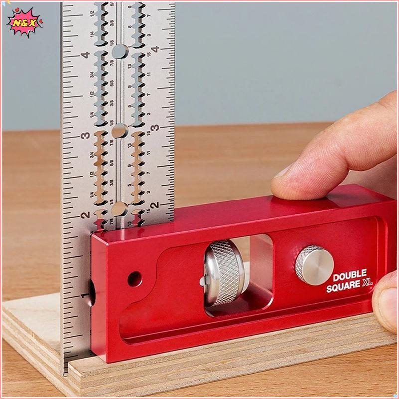 N & X Indexablebination Square Woodworking Edge Corner Carpenter Angle Measure.