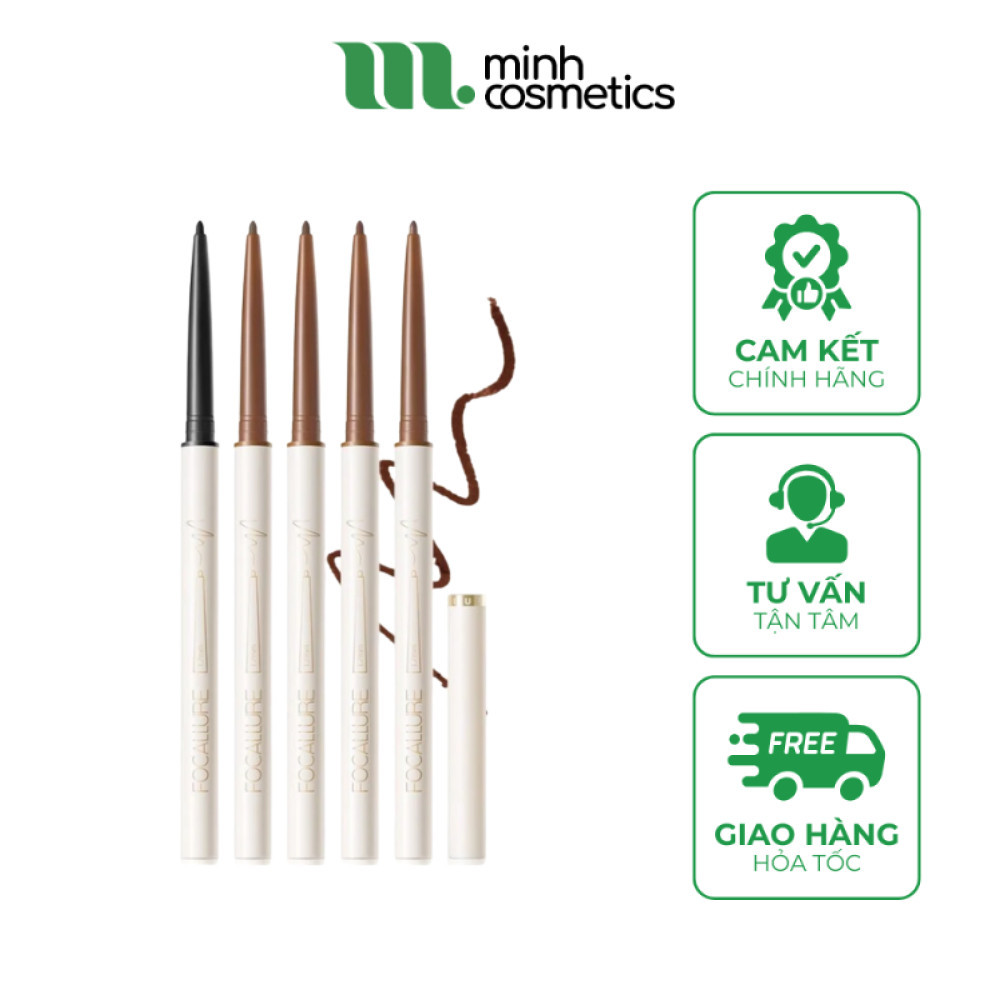 Chì Kẻ Mắt Focallure Perfectly Defined Gel Eyeliner Siêu Mảnh 0.1g