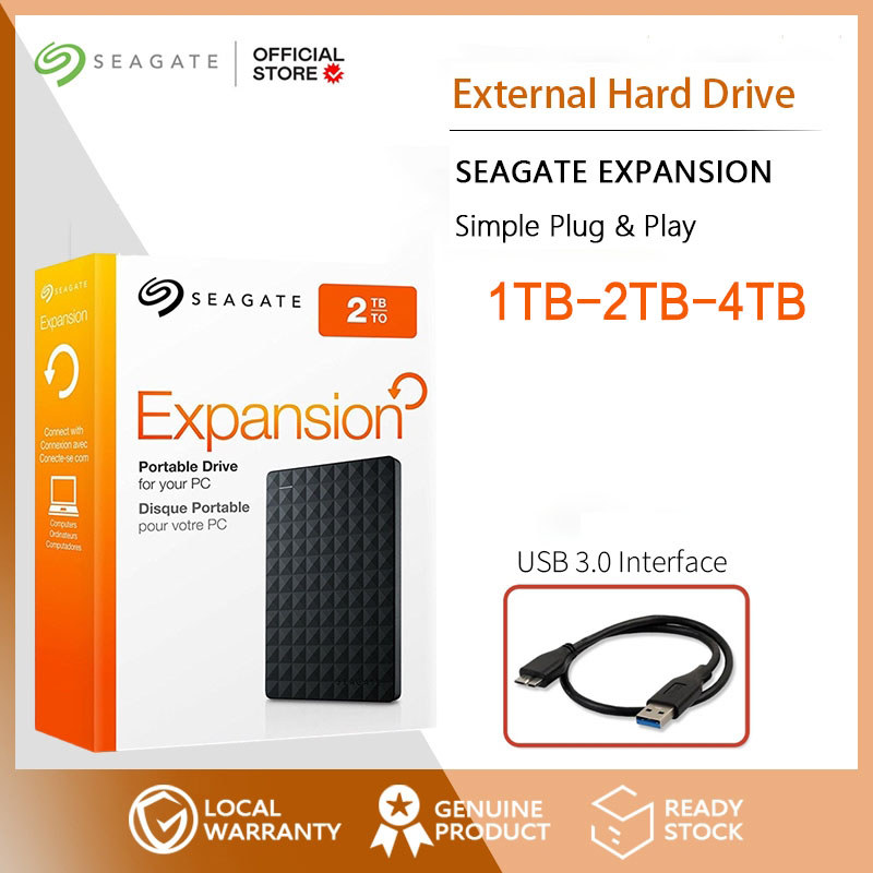 Seagate ⚡️ Ổ cứng gắn ngoài 1TB / 2TB / 4TB USB 3.0  ổ cứng di động mở rộng