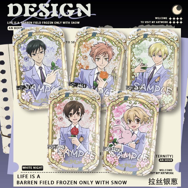 【Fast shipping】host club trường ouran/ouran high school host club Anime Huy hiệu ghim cài áo Badge